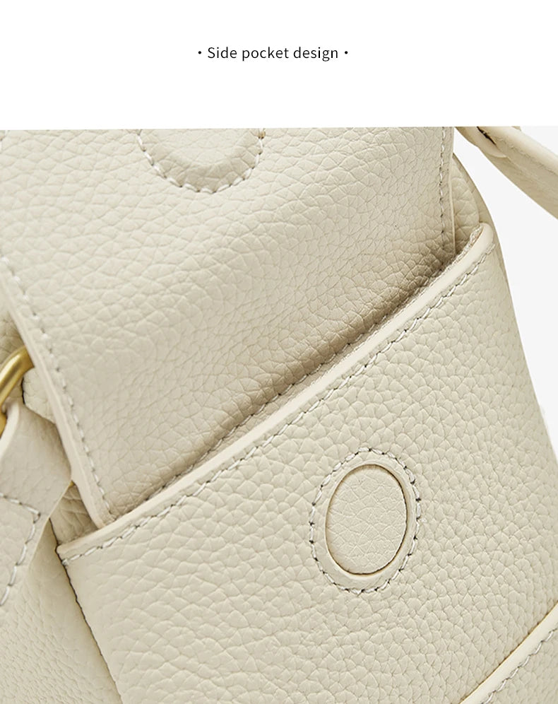 FOXER Cow Leather Crossbody Bag for Women Spring & Summer Fashion New Collection Lady Shoulder Handbag Purse Gift For Girls