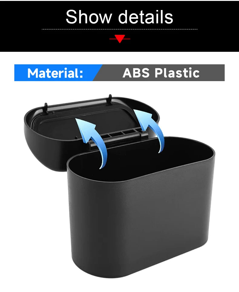 Universal Car Trash Can Hanging Dustbin Accessories For BMW X1 E84 F48 X2 F39 X3 E83 F25 X4 F26 X5 E53 E70 F15 F85 X6 E71 E72