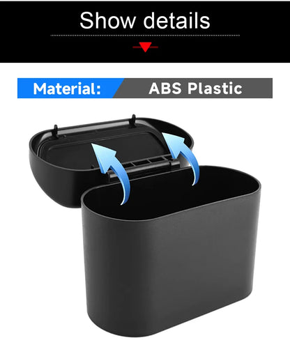 Universal Car Trash Can Hanging Dustbin Accessories For BMW X1 E84 F48 X2 F39 X3 E83 F25 X4 F26 X5 E53 E70 F15 F85 X6 E71 E72