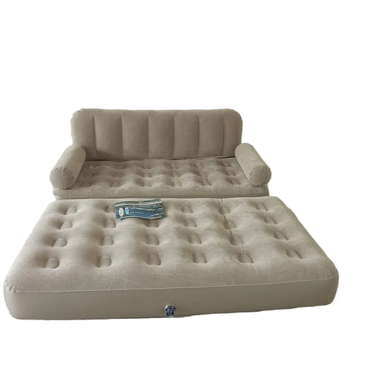 Modern Portable Folding hand-Inflatable Sofa for Living Room Lazy Bean Bag Chair Puff Tatami Foldable for Outdoor Camping