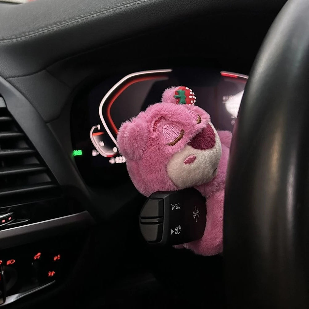 Car Windshield Wiper Decorations Cute Interior Plush Cat Doll Creative Gift Shoulder Pads Car Interior Decoration Accessories