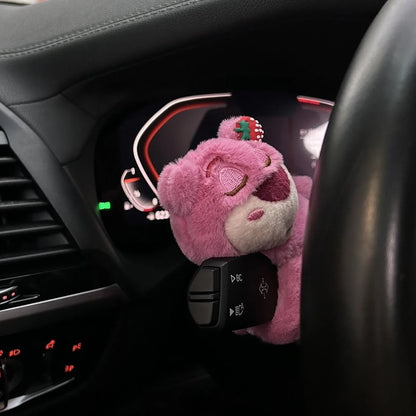 Car Windshield Wiper Decorations Cute Interior Plush Cat Doll Creative Gift Shoulder Pads Car Interior Decoration Accessories