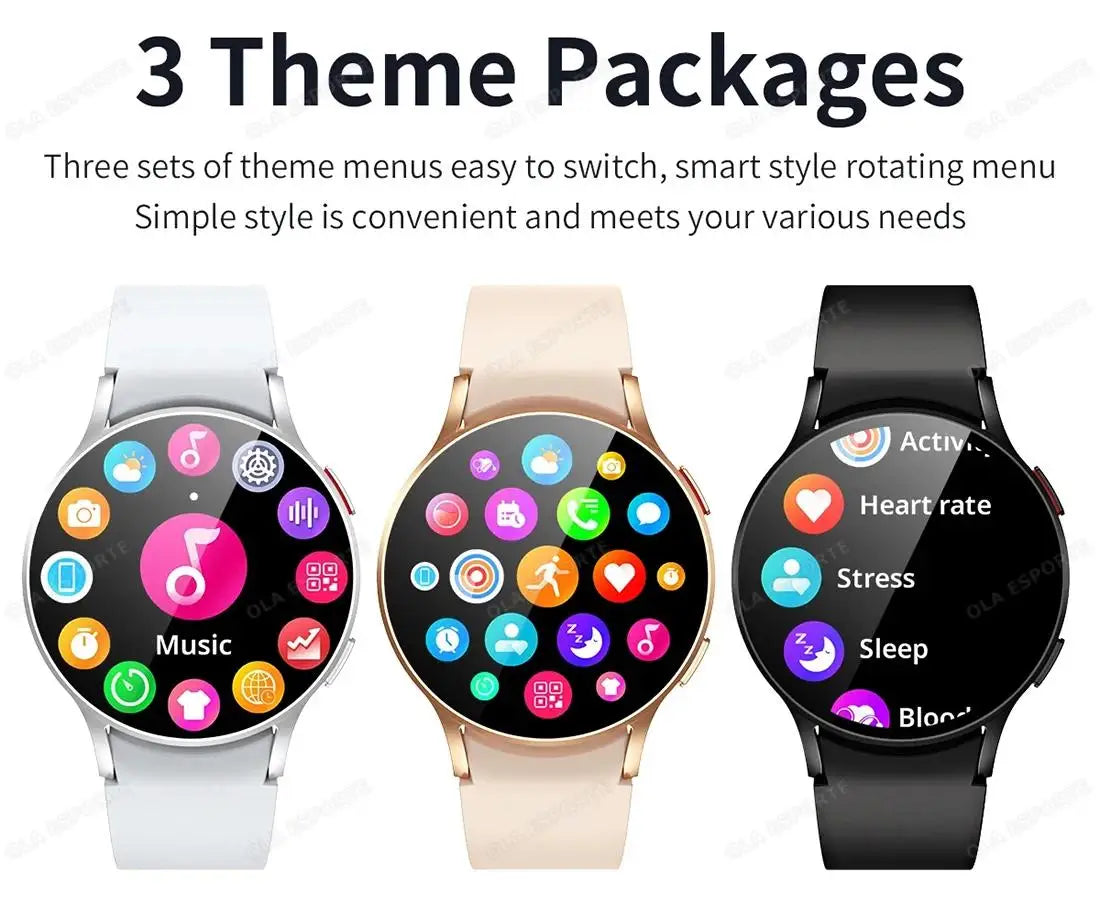 Wearable Smart Watch Bluetooth Call Waterproof Fitness Sports Mode Heart Rate Blood Oxygen Sleep Monitor smartwatch For Samsung
