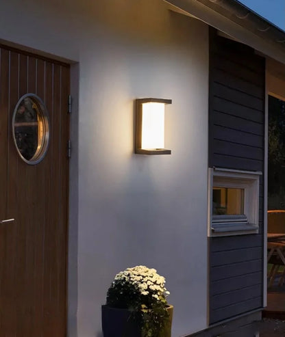 Modern LED Outdoor Wall Lamp E27 Waterproof IP65 Aluminum Porch Light Garden Fence Street Exterior Wall Sconce Lighting 110/220V