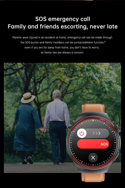 2025 New High-end Laser Detection Smart Watch Men ECG+PPG Precise Blood Pressure Heart Rate BT Call NFC For HUAWEI Health Watche