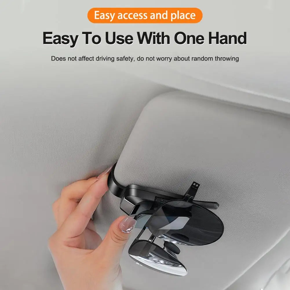 2025 New Universal Car Sunglasses Clip Holder Car Sunshades Ticket Stand Fastener Pen Case Eyeglasses Sun Visor Accessories