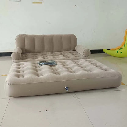Modern Portable Folding hand-Inflatable Sofa for Living Room Lazy Bean Bag Chair Puff Tatami Foldable for Outdoor Camping