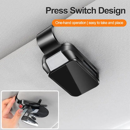 2025 New Universal Car Sunglasses Clip Holder Car Sunshades Ticket Stand Fastener Pen Case Eyeglasses Sun Visor Accessories