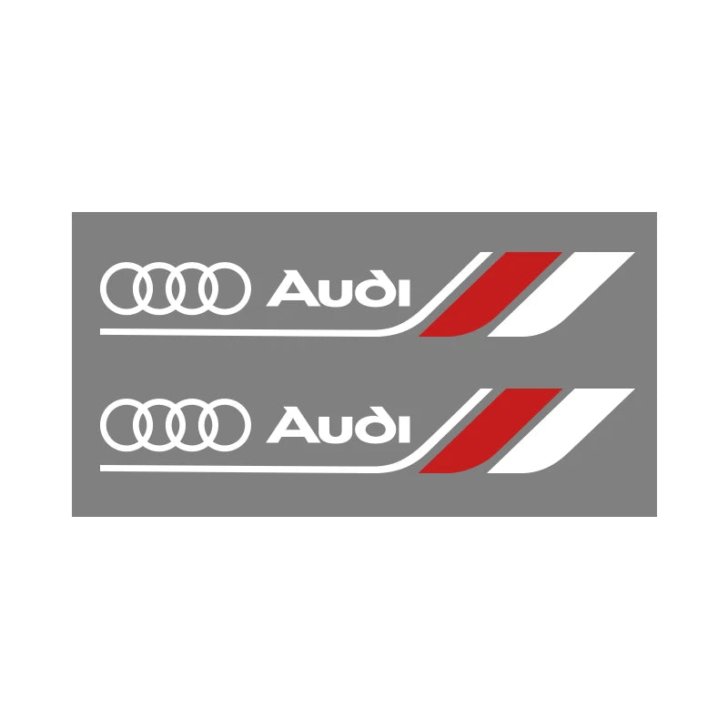 2pcs Car Stickers Auto Decors Window Wiper Automobile Decals For AUDI A1 A3 A4 A5 A7 A8 Q3 Q5 Q7 S3 S4 S5 S6 S7 Accessories