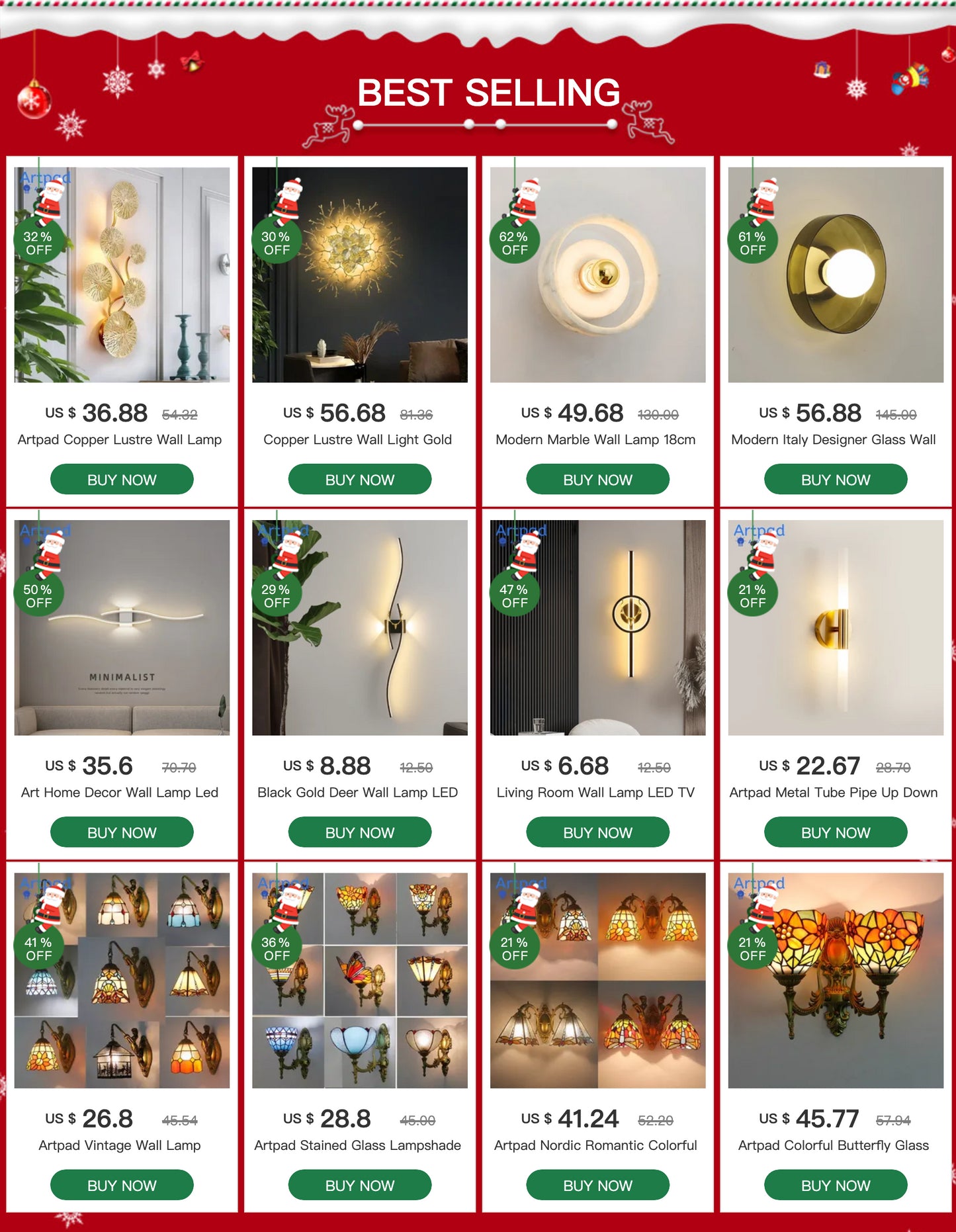 Modern Italy Designer Glass Wall Lamp for Living Room Bedroom Balcony Corridor Decor White Green Orange Lampshade Wall Light