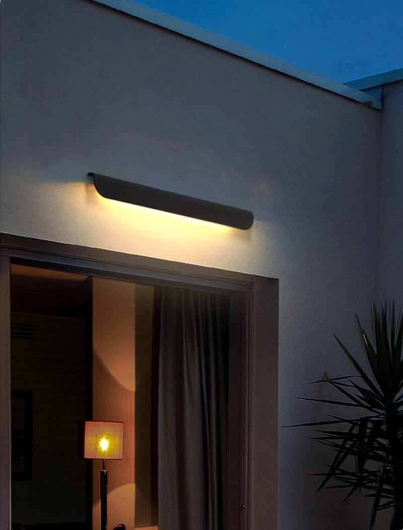 Waterproof Simple LED Wall Lamp Modern Outdoor/Indoor IP65 Entrance Decor Sconce Garden Porch Bedside Home Wall Lights Luminaire