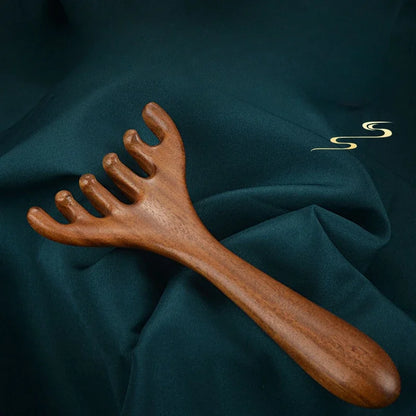 2025 New Resin Octopus Scalp Massage Comb Acupressure Meridian Therapy Hair Care Portable Relaxation Tool Natural Material