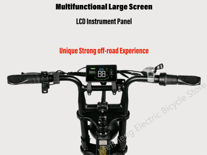 Ebike V20 1000W 48V 20AH Back Seat Fat Tire Electric Bike Beach Cruiser Off-Road Electric Bike Adult Mountain Electric Bike