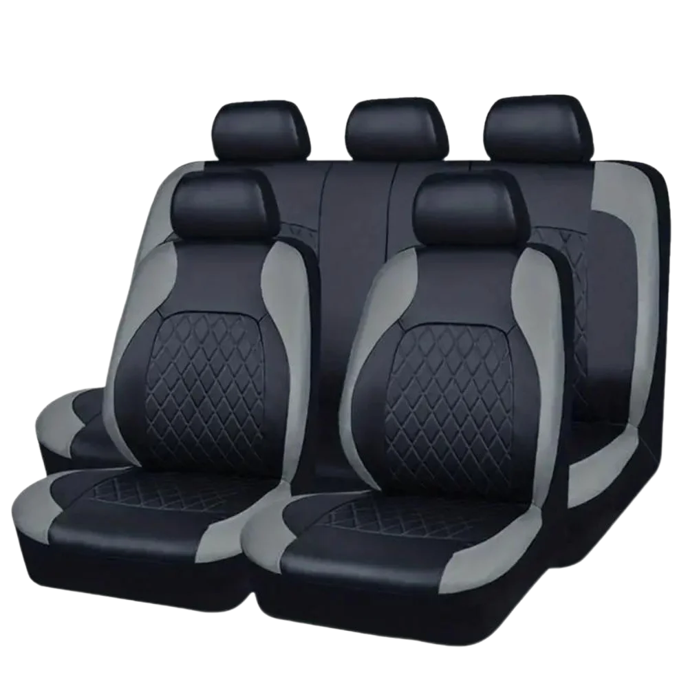 Universal Car Seat Covers Black Fashions Sports Seat Covers PVC Fabric Car Seat Cover Universal Interior Accessories