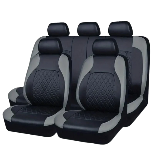 Universal Car Seat Covers Black Fashions Sports Seat Covers PVC Fabric Car Seat Cover Universal Interior Accessories