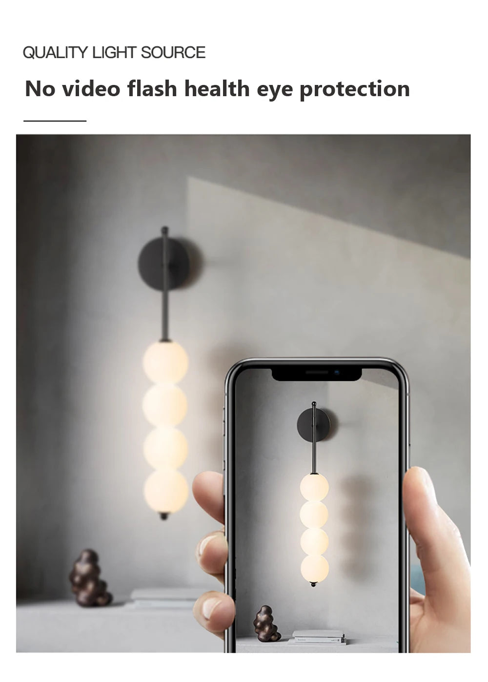 Nordic Wind Gourd Wall Lamp Minimalist LED Milky White Light For Living Room Study Bedroom Bedside Home Decoration Light Fixture