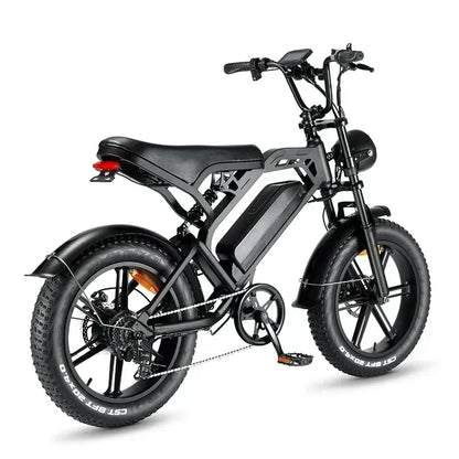 Ebike V20 1000W 48V 20AH Back Seat Fat Tire Electric Bike Beach Cruiser Off-Road Electric Bike Adult Mountain Electric Bike