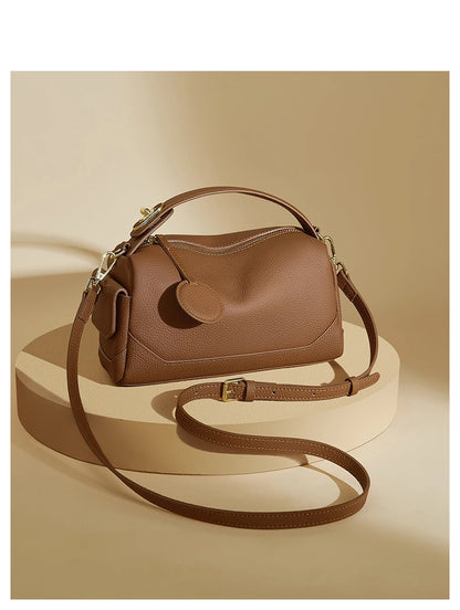 FOXER Cow Leather Crossbody Bag for Women Spring & Summer Fashion New Collection Lady Shoulder Handbag Purse Gift For Girls