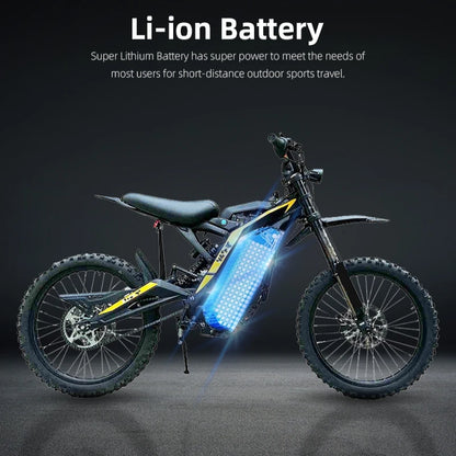 2025 New Arrival Ebike 8000W 72V 30AH N1 Electric Motorcycle 19Inch MTB Tires Electric Dirt Bike with LCD Display