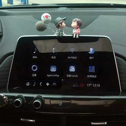1/2/4pcs Car Decoration Cartoon Couple Action Doll Balloon Decoration Car Interior Dashboard Accessories Girl Gift