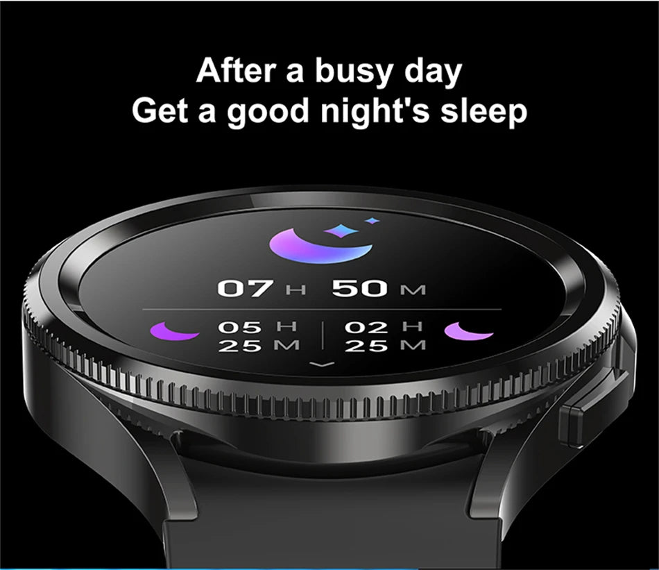2025 New Watch 6 Smartwatch Men's AMOLED Always On Display Bluetooth Call GPS NFC Smart Watch Android IOS For Samsung Galaxy