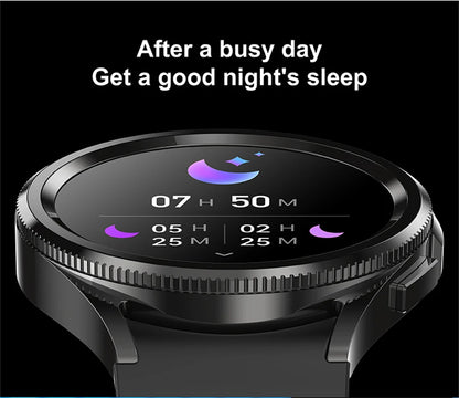 2025 New Watch 6 Smartwatch Men's AMOLED Always On Display Bluetooth Call GPS NFC Smart Watch Android IOS For Samsung Galaxy
