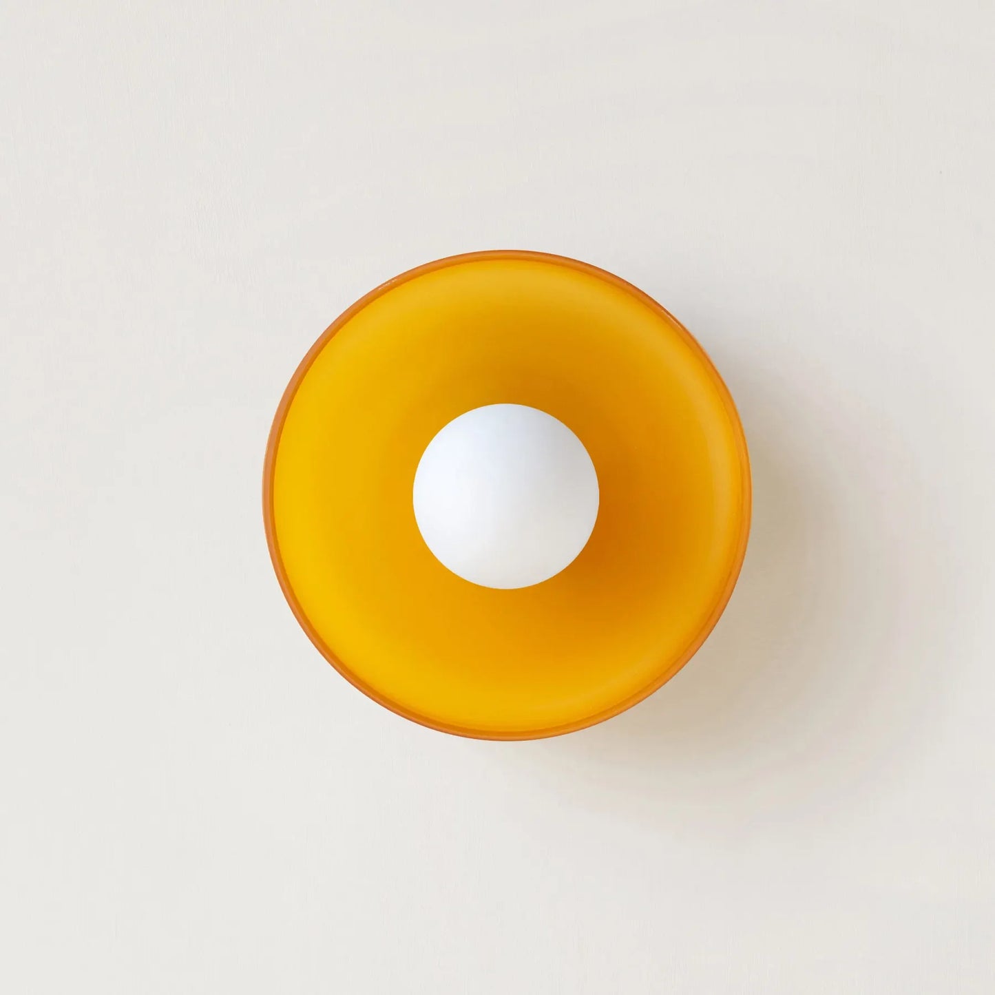 Modern Italy Designer Glass Wall Lamp for Living Room Bedroom Balcony Corridor Decor White Green Orange Lampshade Wall Light
