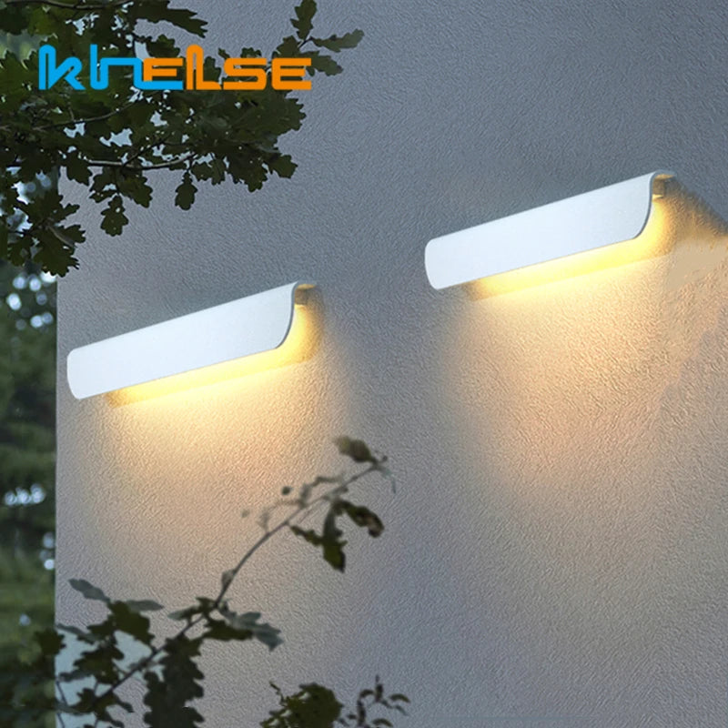 Waterproof Simple LED Wall Lamp Modern Outdoor/Indoor IP65 Entrance Decor Sconce Garden Porch Bedside Home Wall Lights Luminaire