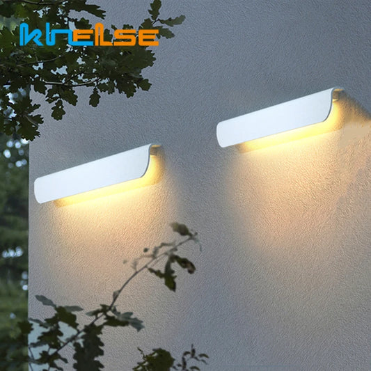 Waterproof Simple LED Wall Lamp Modern Outdoor/Indoor IP65 Entrance Decor Sconce Garden Porch Bedside Home Wall Lights Luminaire