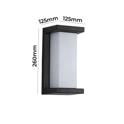 Modern LED Outdoor Wall Lamp E27 Waterproof IP65 Aluminum Porch Light Garden Fence Street Exterior Wall Sconce Lighting 110/220V