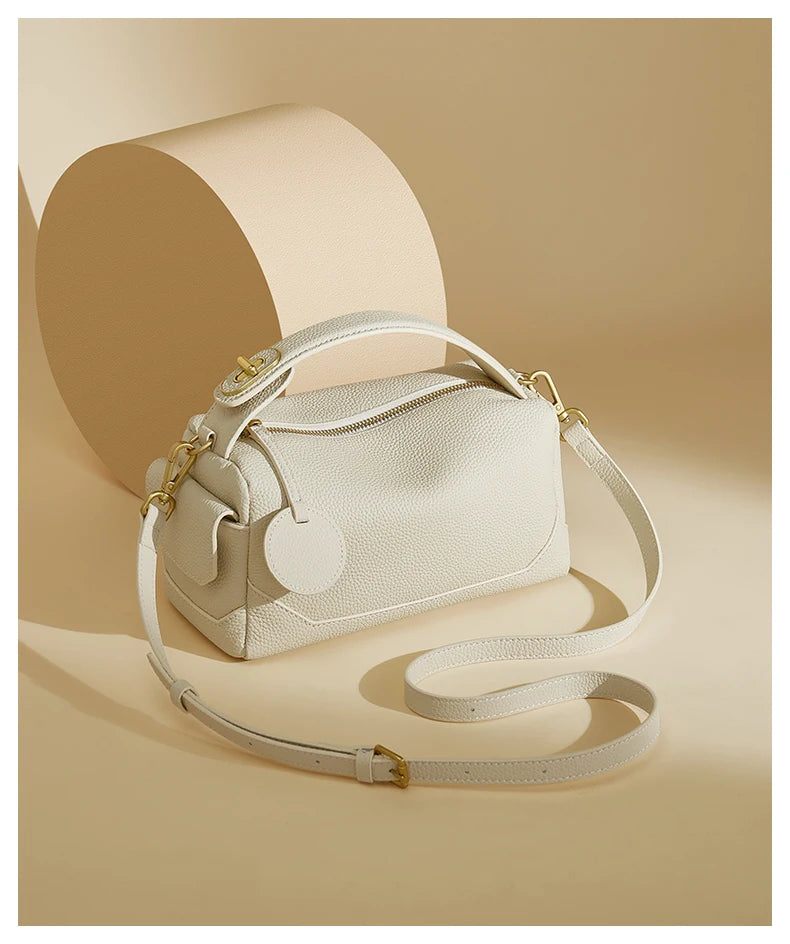FOXER Cow Leather Crossbody Bag for Women Spring & Summer Fashion New Collection Lady Shoulder Handbag Purse Gift For Girls