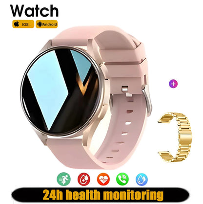 Wearable Smart Watch Bluetooth Call Waterproof Fitness Sports Mode Heart Rate Blood Oxygen Sleep Monitor smartwatch For Samsung