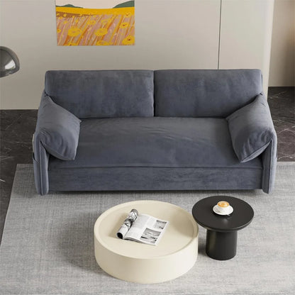 3 in 1 Convertible Queen Sleeper Sofa Bed Comfy Pull Out Futon Couch Bed 63.8" Modern Velvet Recliner Loveseat Sofa Multi-Functi