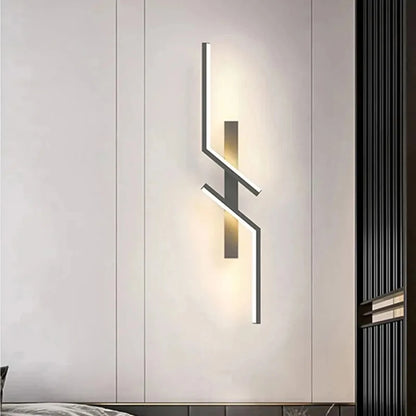 LED Wall Light Type-C Rechargeable Touch Button Smart Remote Control 60/80cm Light Bedroom Living Room Kitchen Indoor Lighting