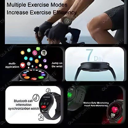 Wearable Smart Watch Bluetooth Call Waterproof Fitness Sports Mode Heart Rate Blood Oxygen Sleep Monitor smartwatch For Samsung